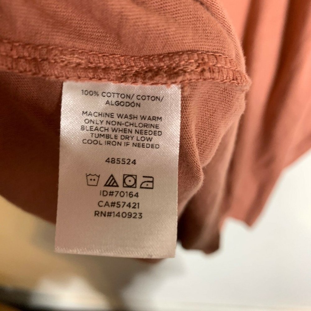 Lou & Grey Terracotta Light Orange T-shirt - Picture 6 of 6